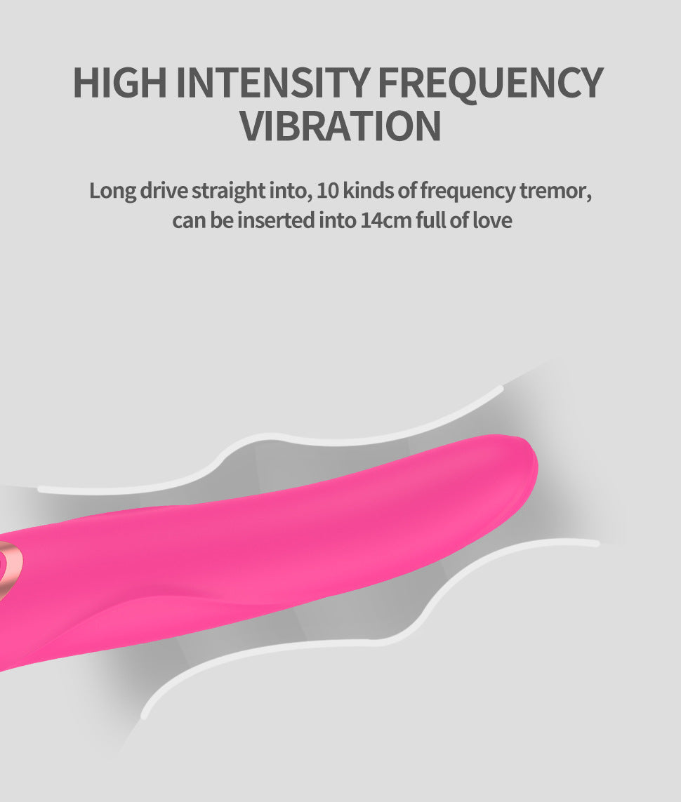 Licking+sucking shake simulate 10 frequency 10 modes vibrator-10