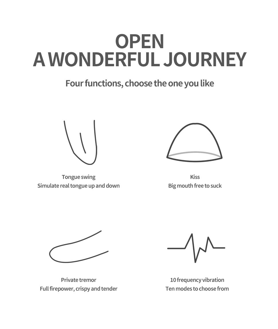 Licking+sucking shake simulate 10 frequency 10 modes vibrator-3