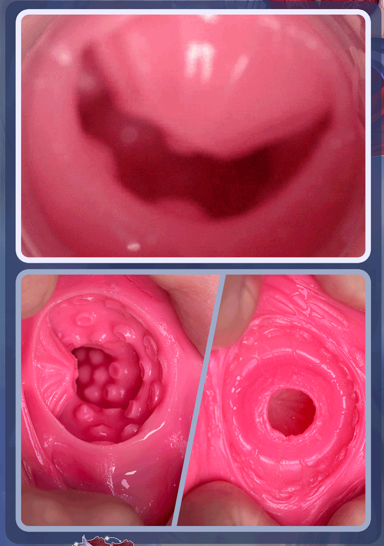 Lulu Male Masturbation cup G-point stimulation honey bean suction cup5