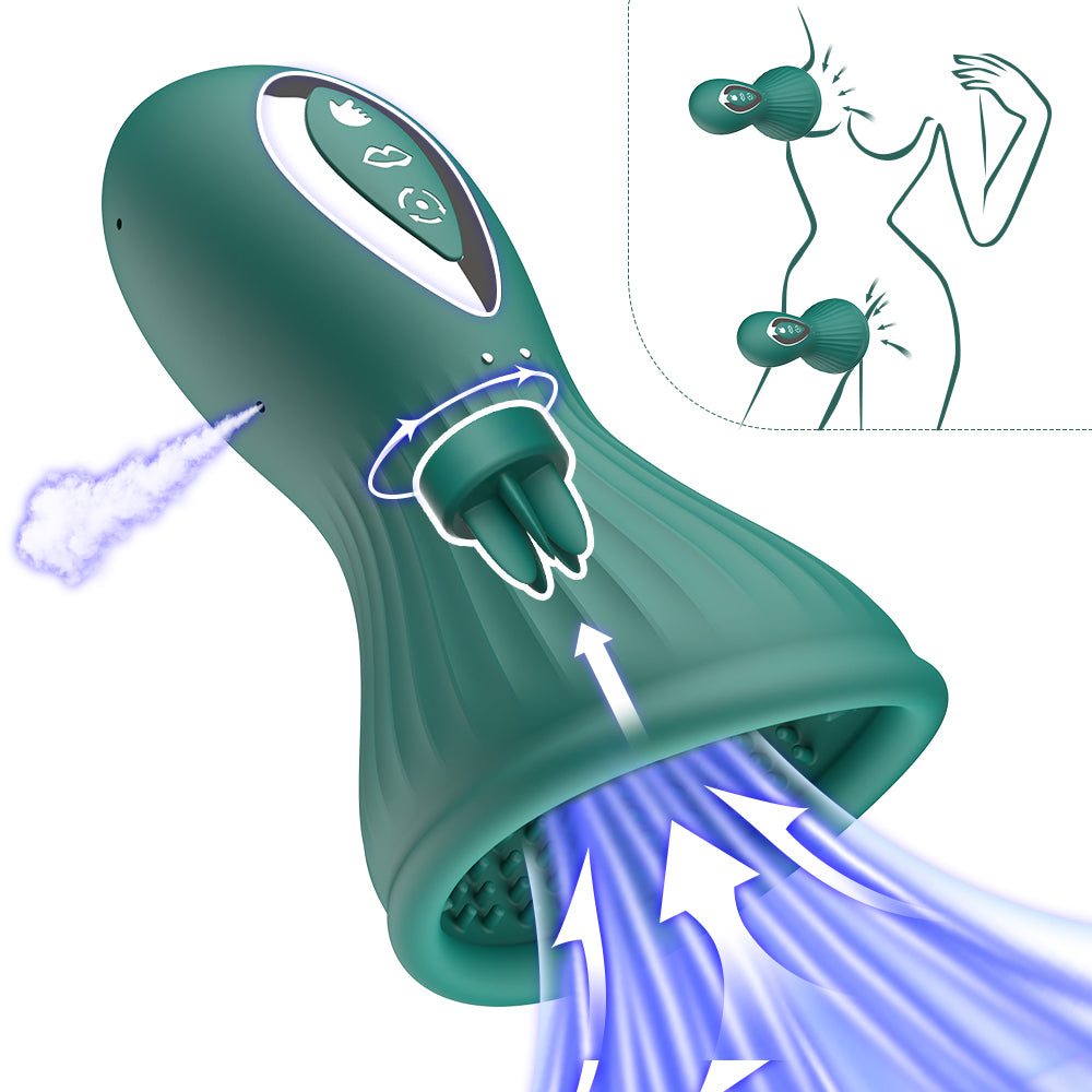Milu cup Nipple G clit teasers auto-sucking rotating Breast aspirator (1)