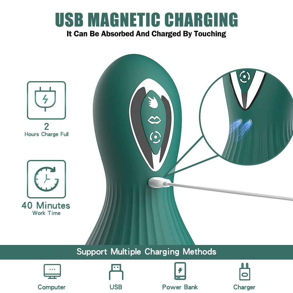Milu cup Nipple G clit teasers auto-sucking rotating Breast aspirator (10)
