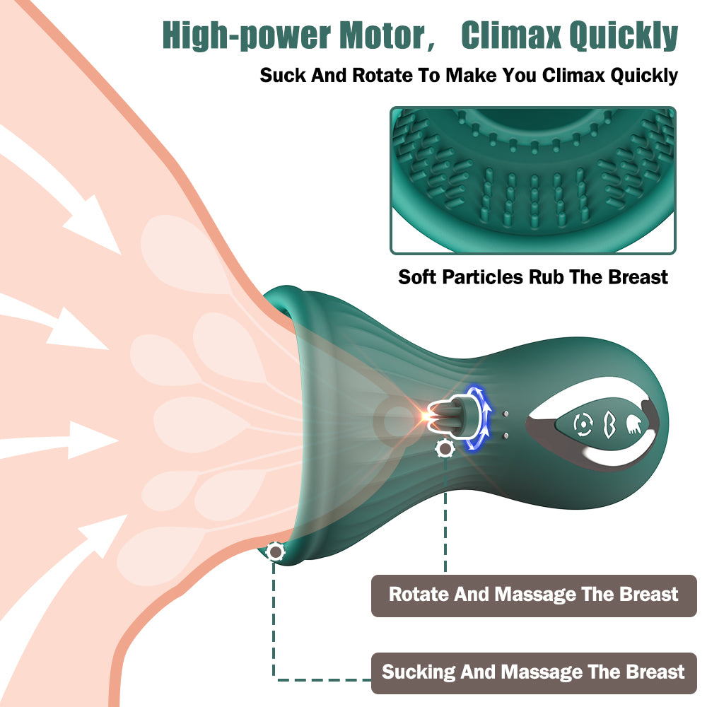 Milu cup Nipple G clit teasers auto-sucking rotating Breast aspirator (4)