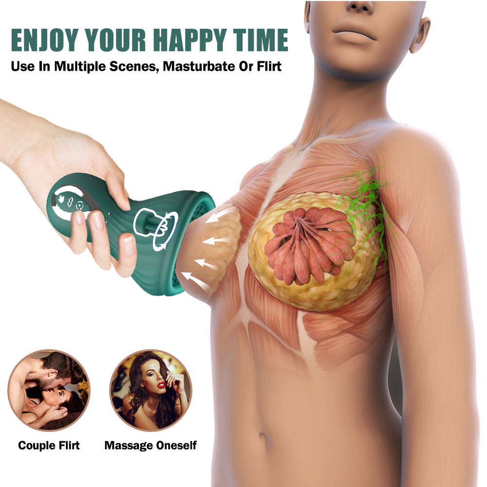 Milu cup Nipple G clit teasers auto-sucking rotating Breast aspirator (6)
