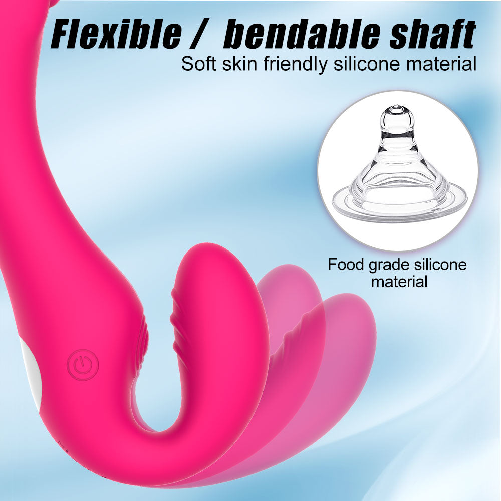 Roma-S Flapping strapless strap-on vbrator App control (4)