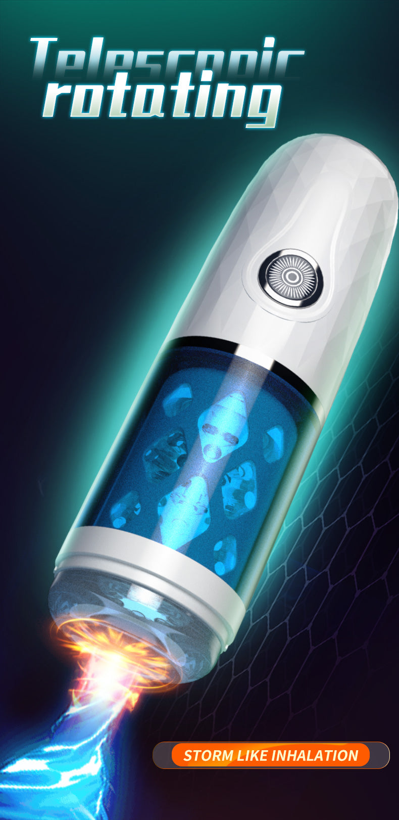 Touch gril G-Jiang Troke and spin Masturbation cup Fully Auto (2)