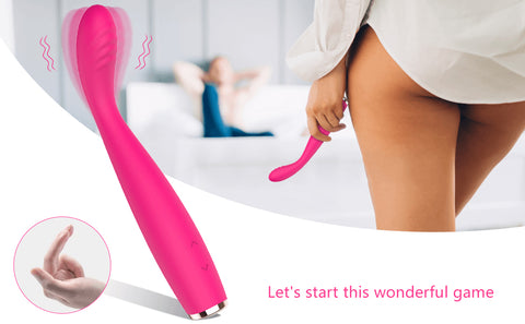 Rose Vibrator, High-Frequency G Spot Clitoris Vibrator with 5 Speeds & 10 Modes - Super Powerful Clitoral Vaginal Stimulator for Quick Orgasm, Vibrating Massager Wand for Women for Sex