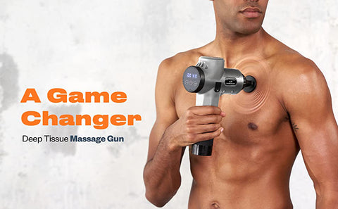 Massage Gun Deep Tissue Percussion Muscle Massager Gun Muscle Massage Gun Deep Tissue Massager Percussion Massage Gun Deep Tissue Massage Gun Chrome Mens Gift