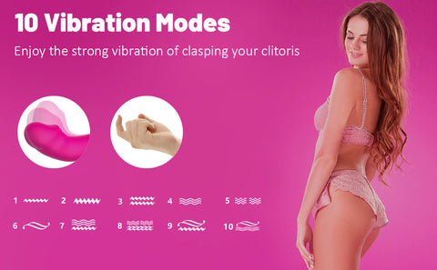 Wearable Panty G Spot Clit Vibrator- Remote Control Invisible Quite Vibrating Panties Waterproof Silicone Dildo Clitoral Stimulator Rechargable Sex Toys for Women and Couples