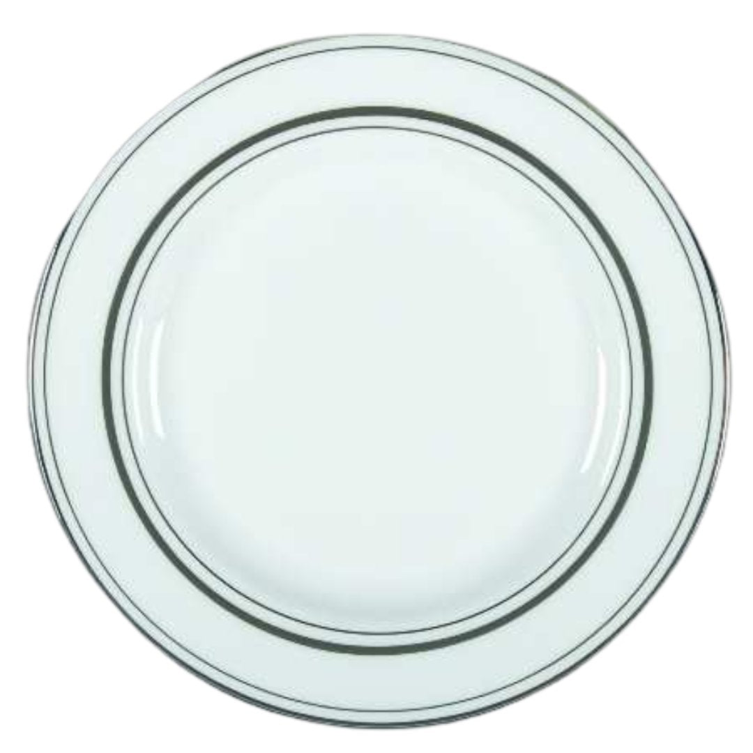 KATE SPADE Library Lane Platinum Bread Butter, Salad, and Dinner Plate