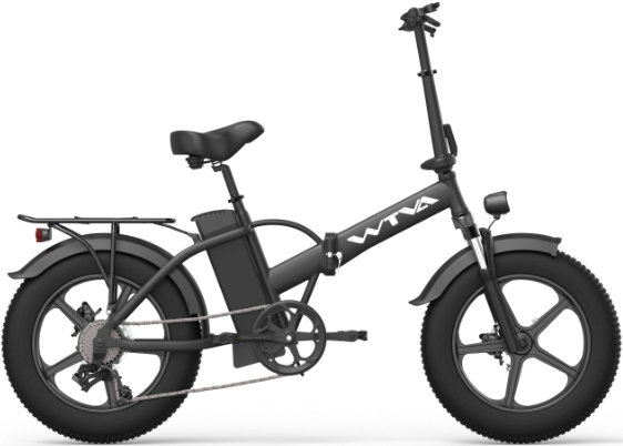 Electric Bike Step Thru Foldable 20 Inch Fat E Bikes Wtvaebike