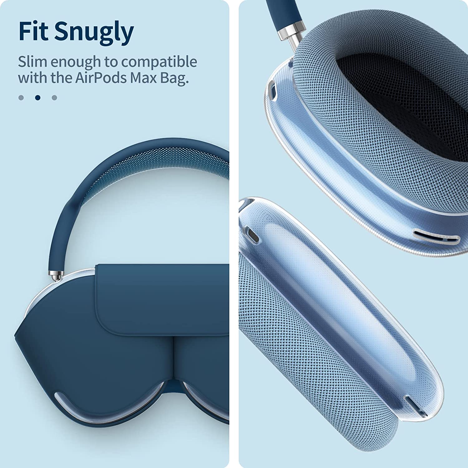 AirPods Max Ear Cup Soft TPU Covers | Fintie