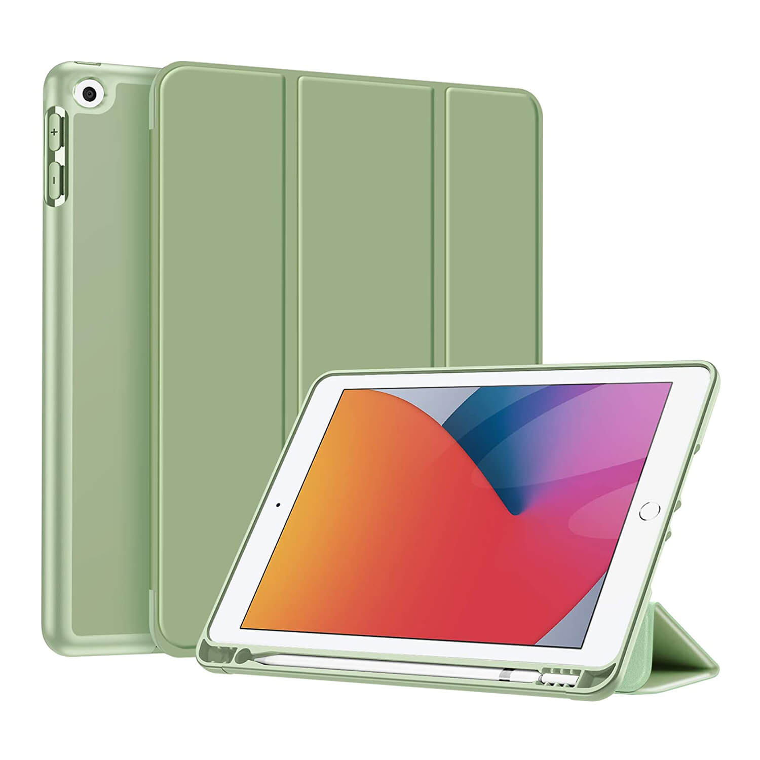 iPad 9 (2021) / iPad 8 / iPad 7 Soft TPU Stand Back Case | Fintie