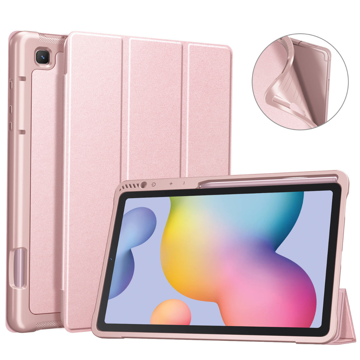 Galaxy Tab S6 Lite 10.4' 2022/2020 Slim Case with Soft TPU Back | Fintie