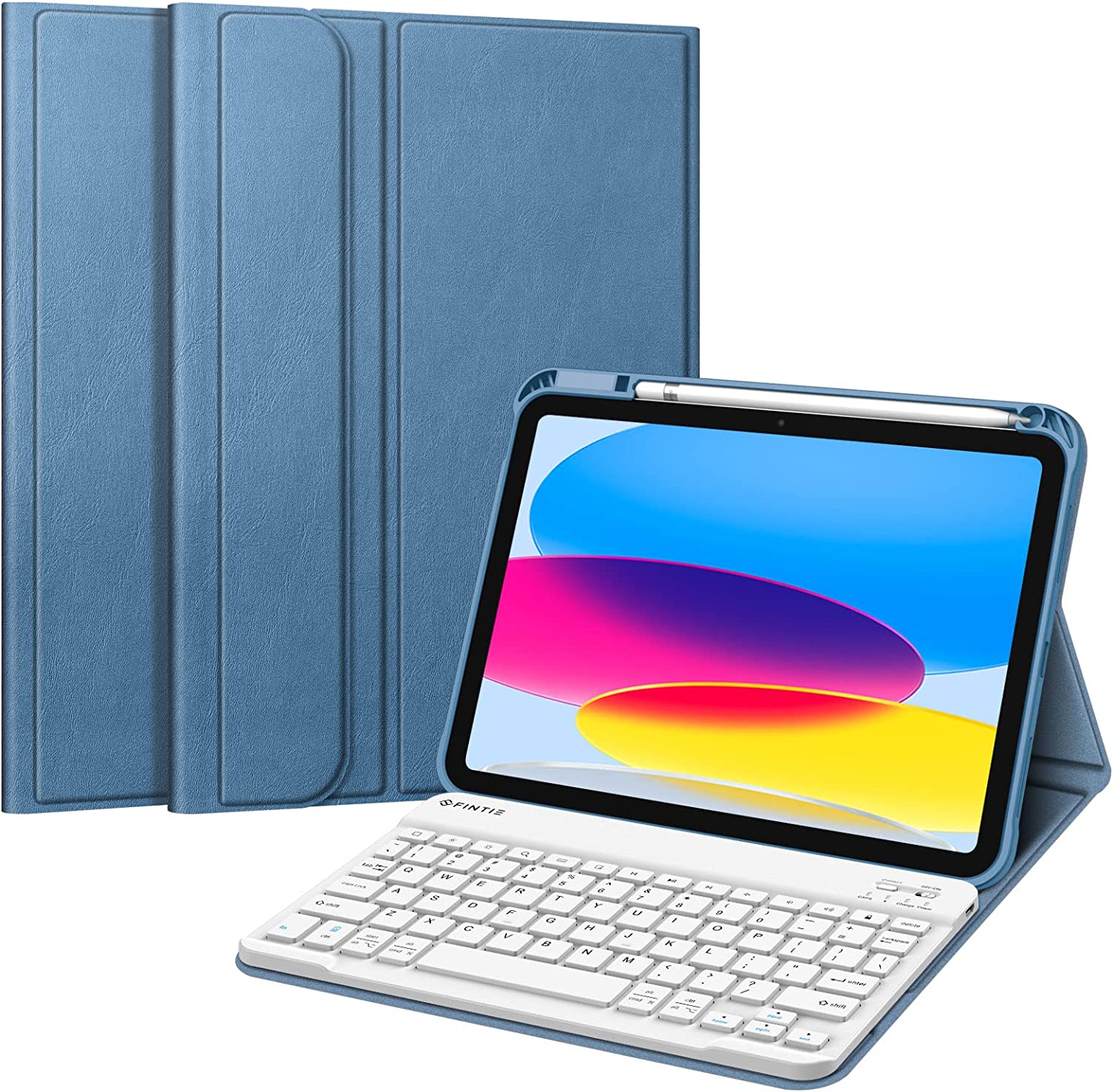 iPad 10th Gen (2022) Keyboard Case w/ Pencil Holder | Fintie