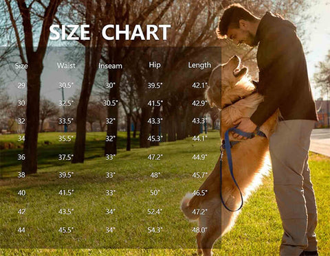 Cargo Pants Size Chart