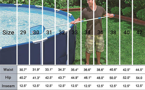 Cargo Short Size Chart