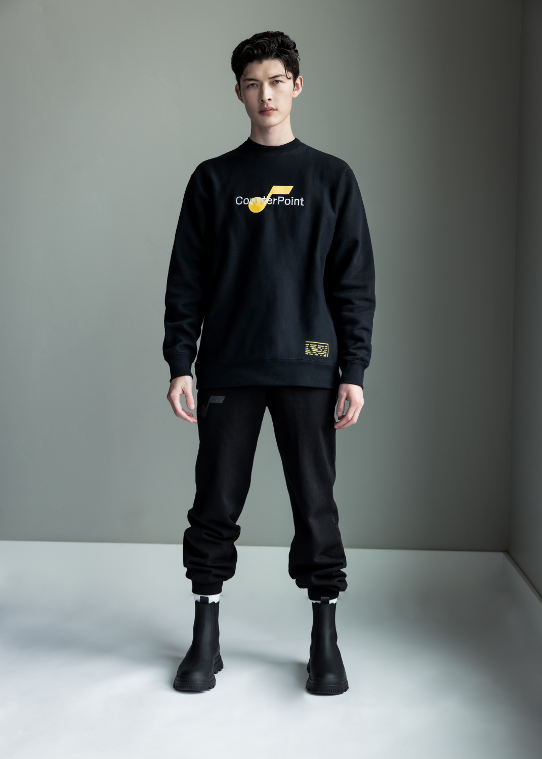 CORE CREWNECK BLACK - CounterPoint