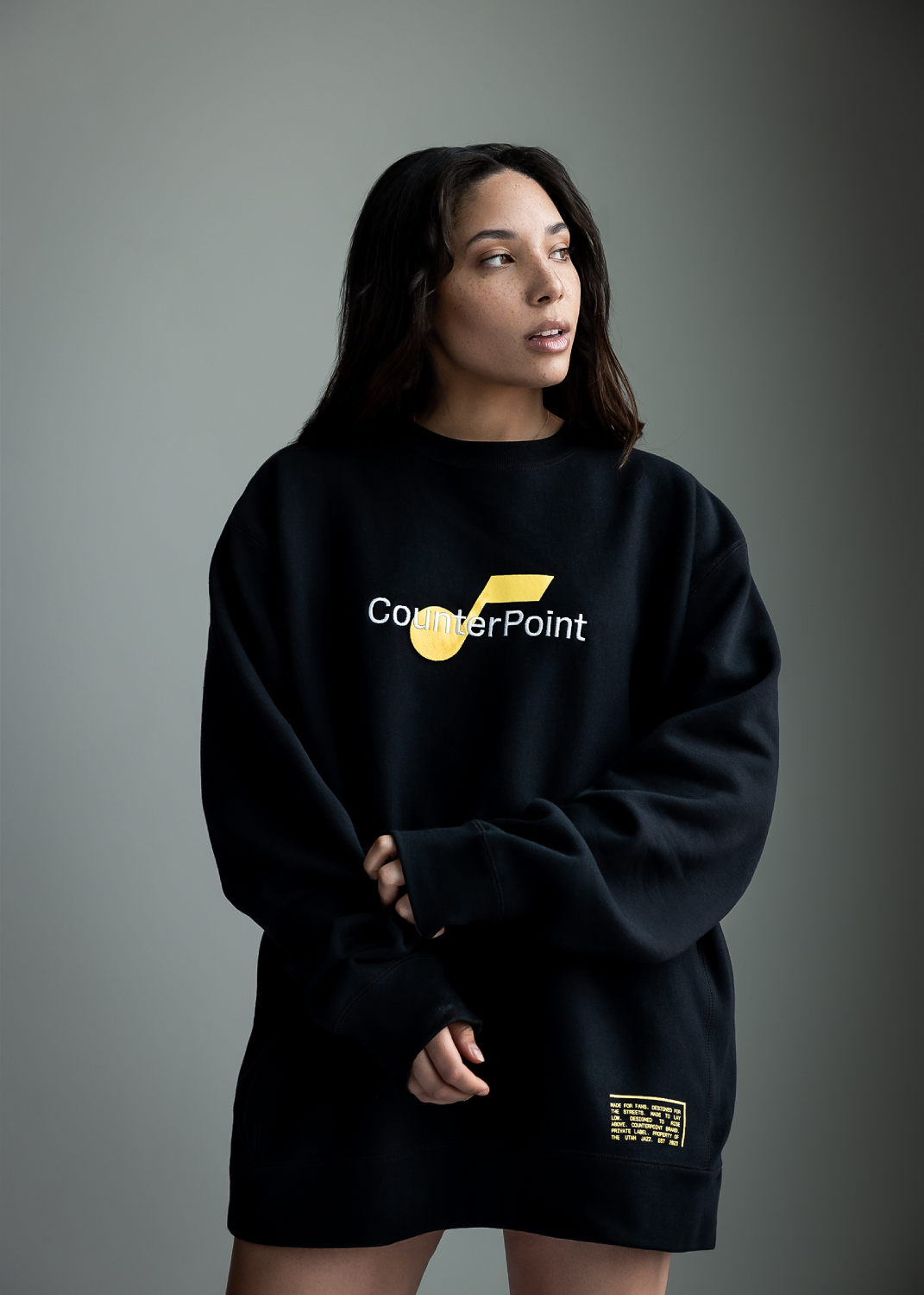 CORE CREWNECK BLACK - CounterPoint