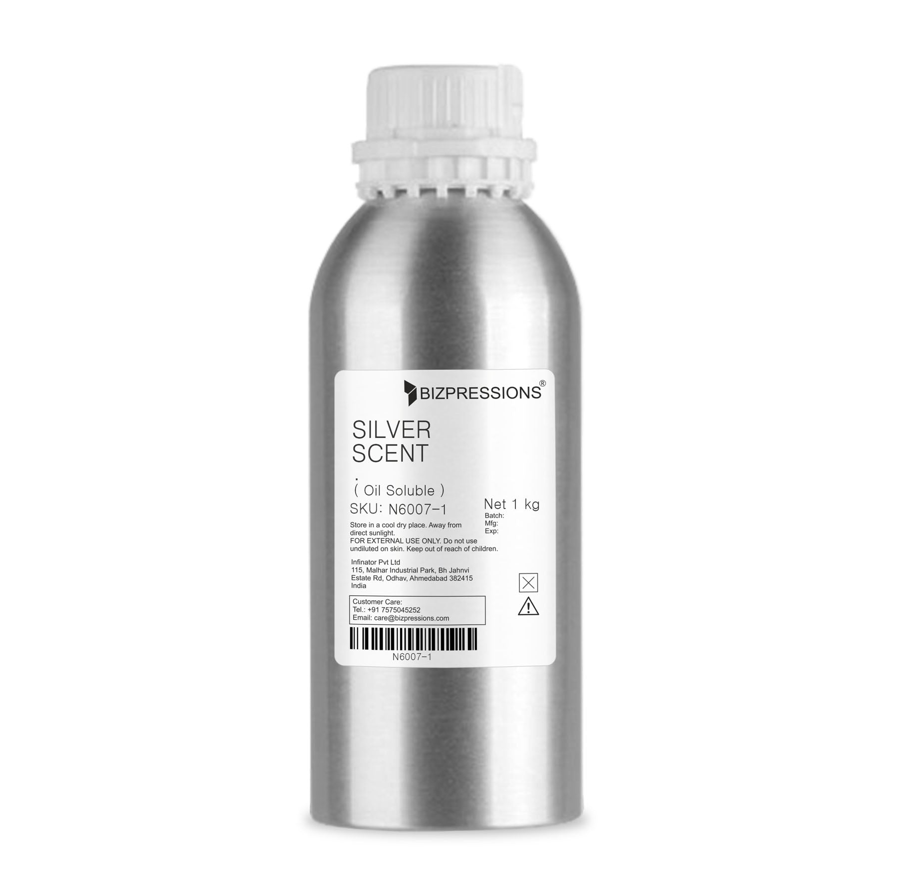 SILVER SCENT - Fragrance ( Oil Soluble )