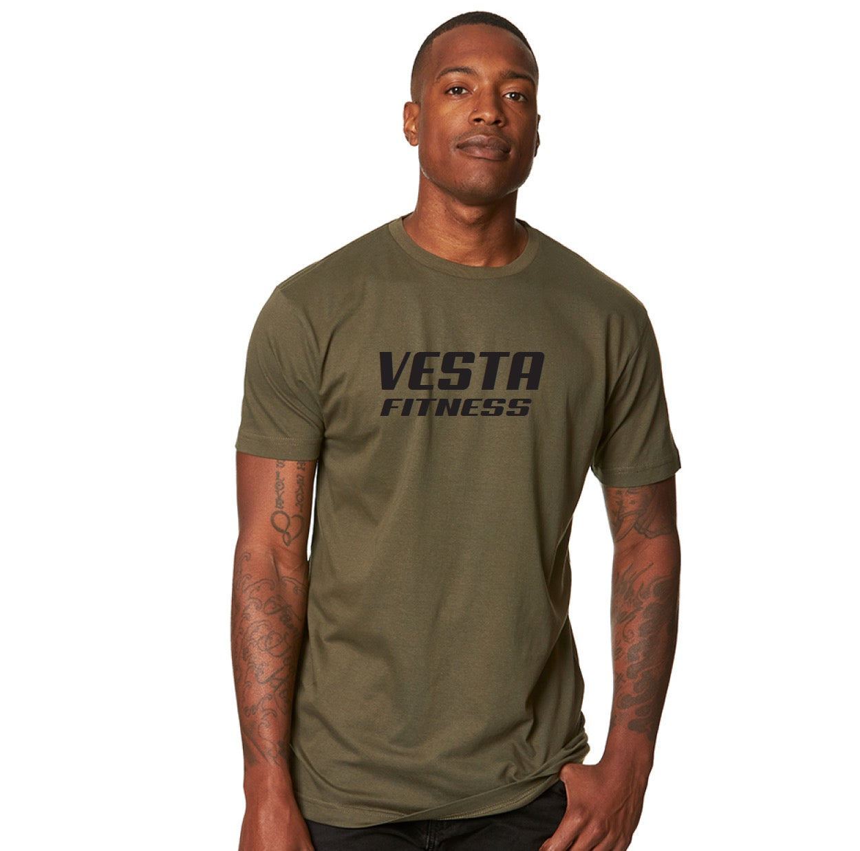 Military Green Vesta Tee