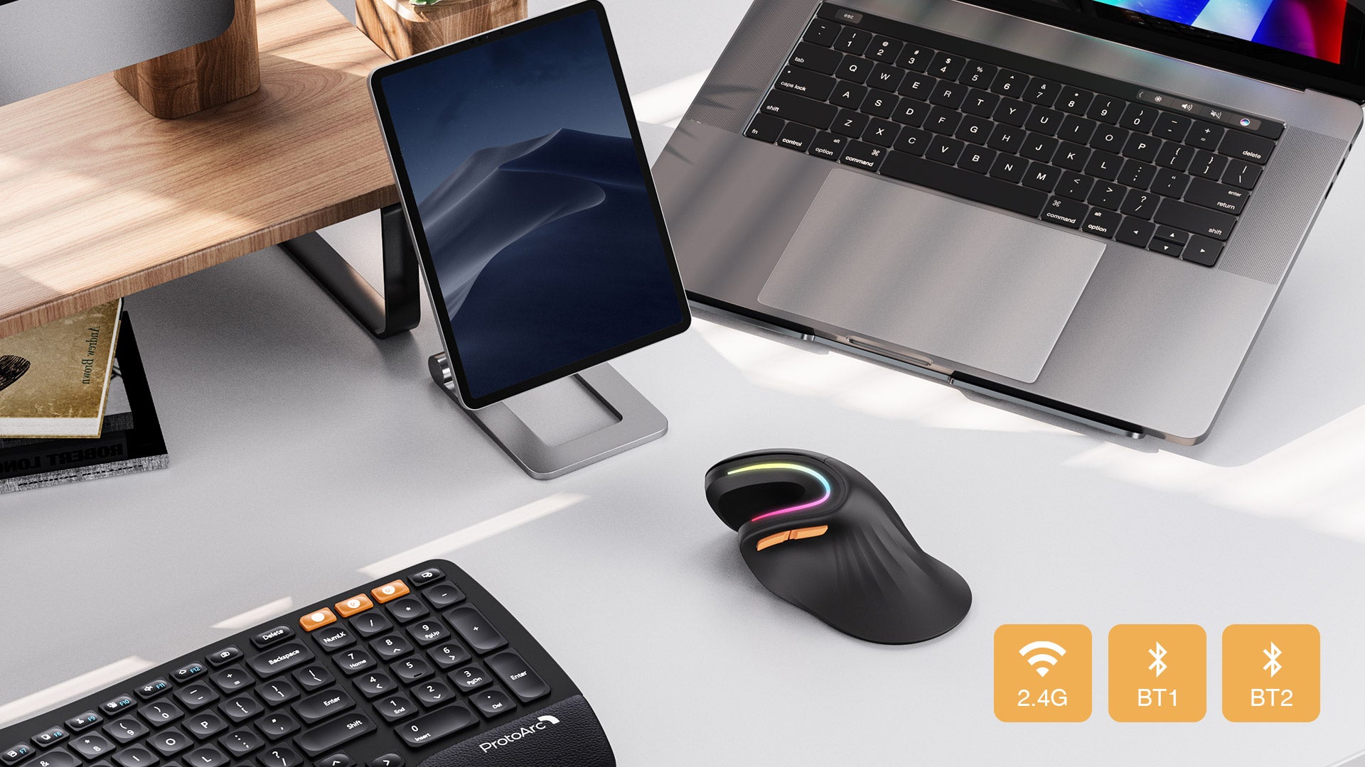 One Mouse for Three Devices