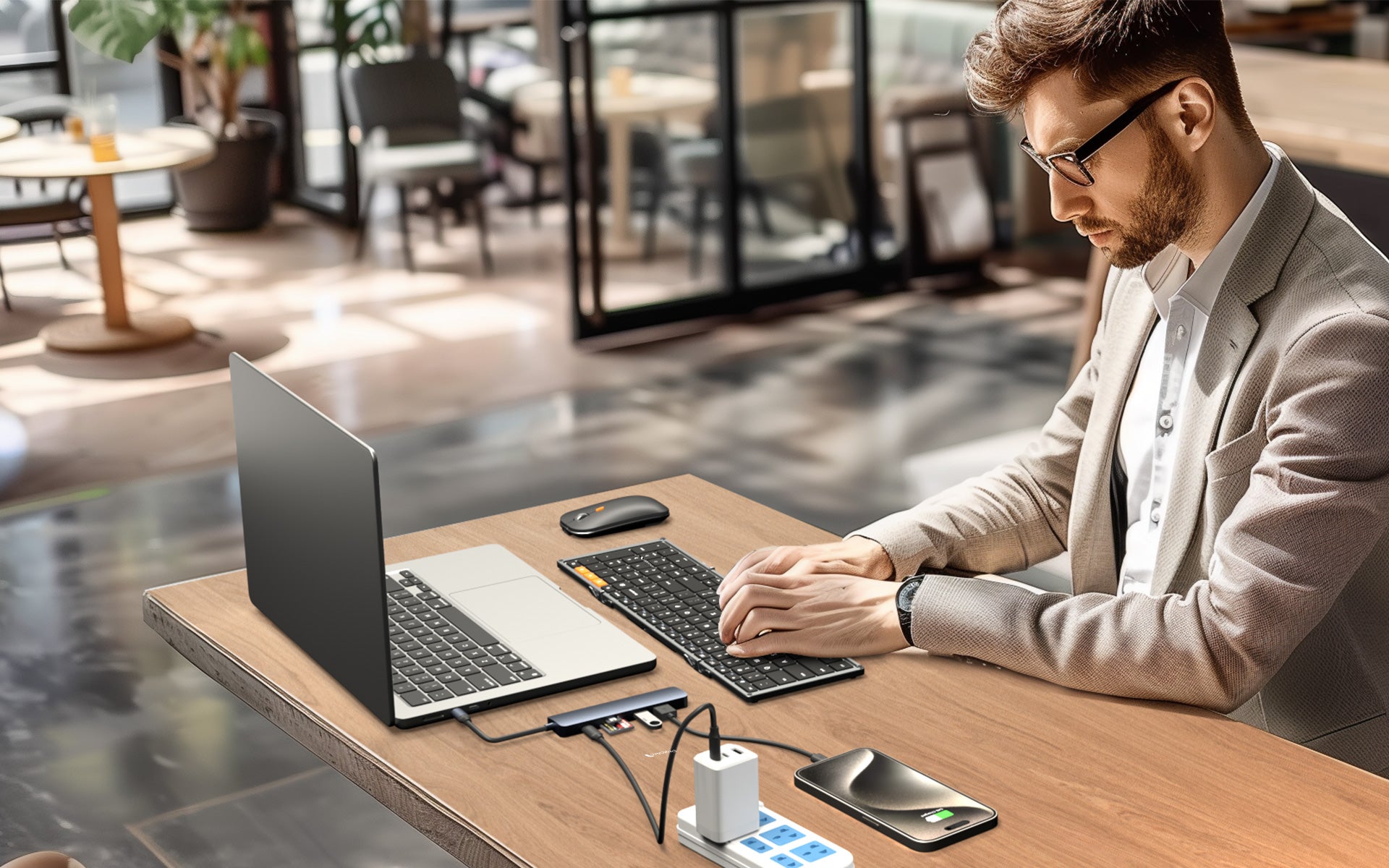 XKM01 LX bluetooth katlanabilir klavye kombinasyonu