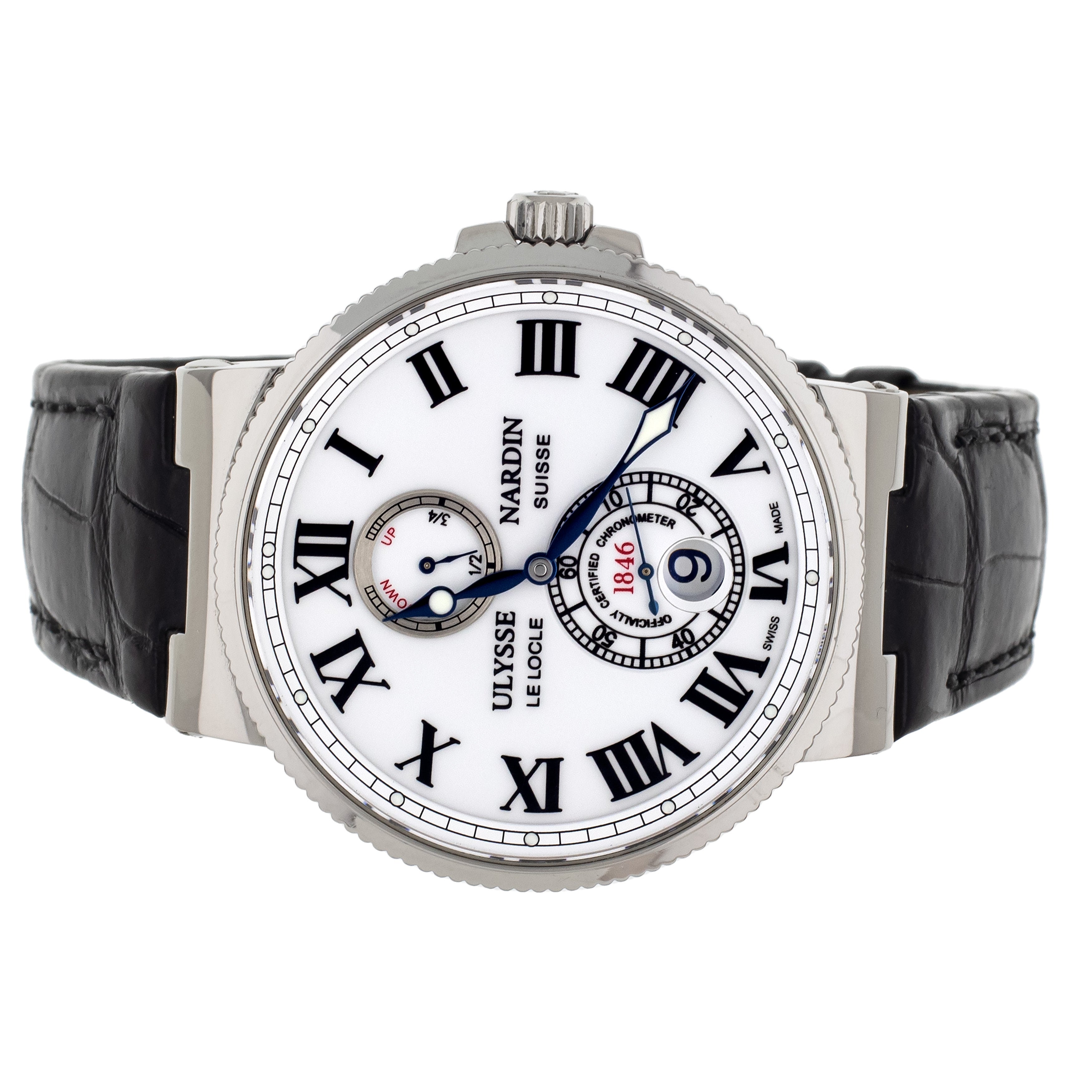 Ulysse Nardin Maxi Marine Chronometer White Dial Automati 43MM 263-67