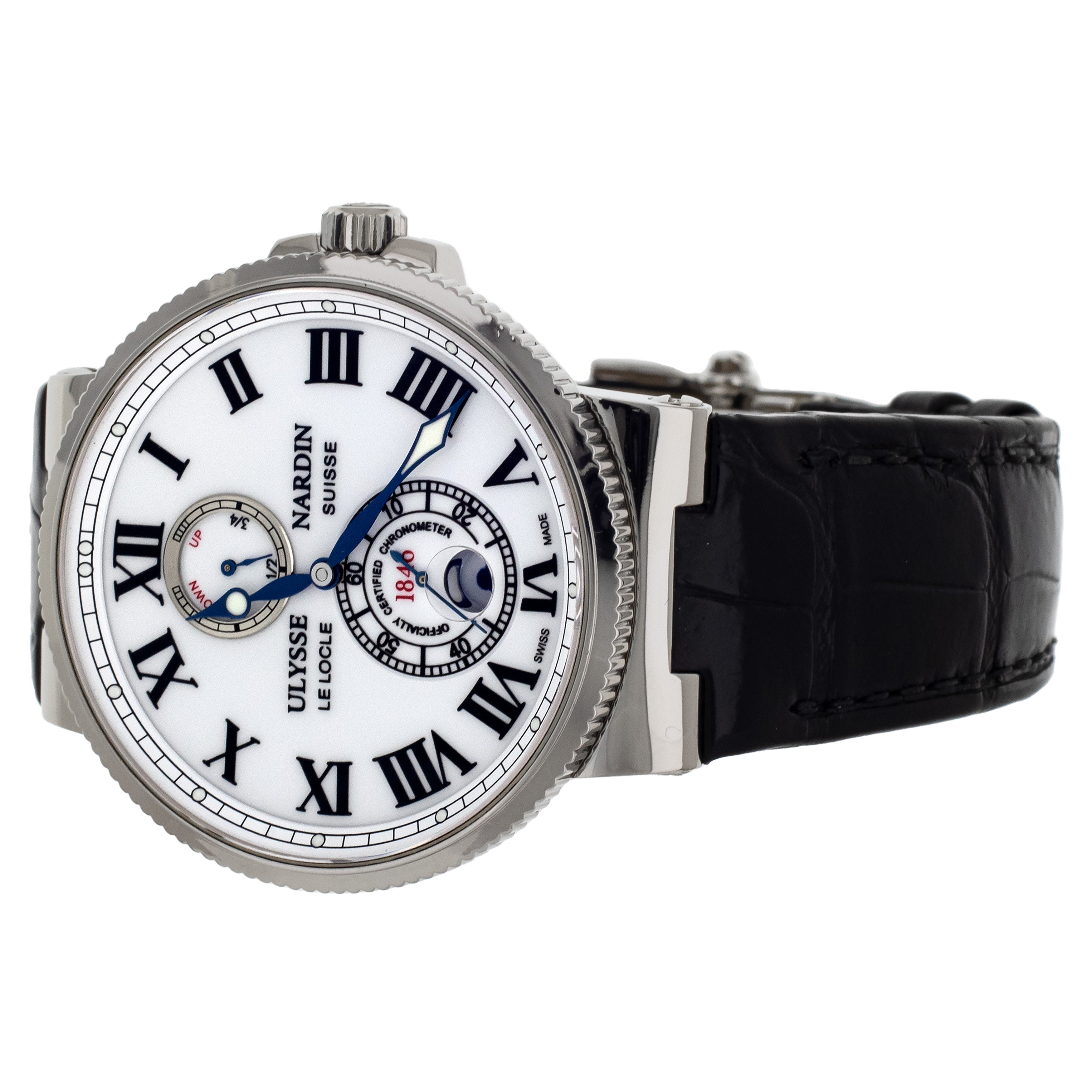 Ulysse Nardin Maxi Marine Chronometer White Dial Automati 43MM 263-67