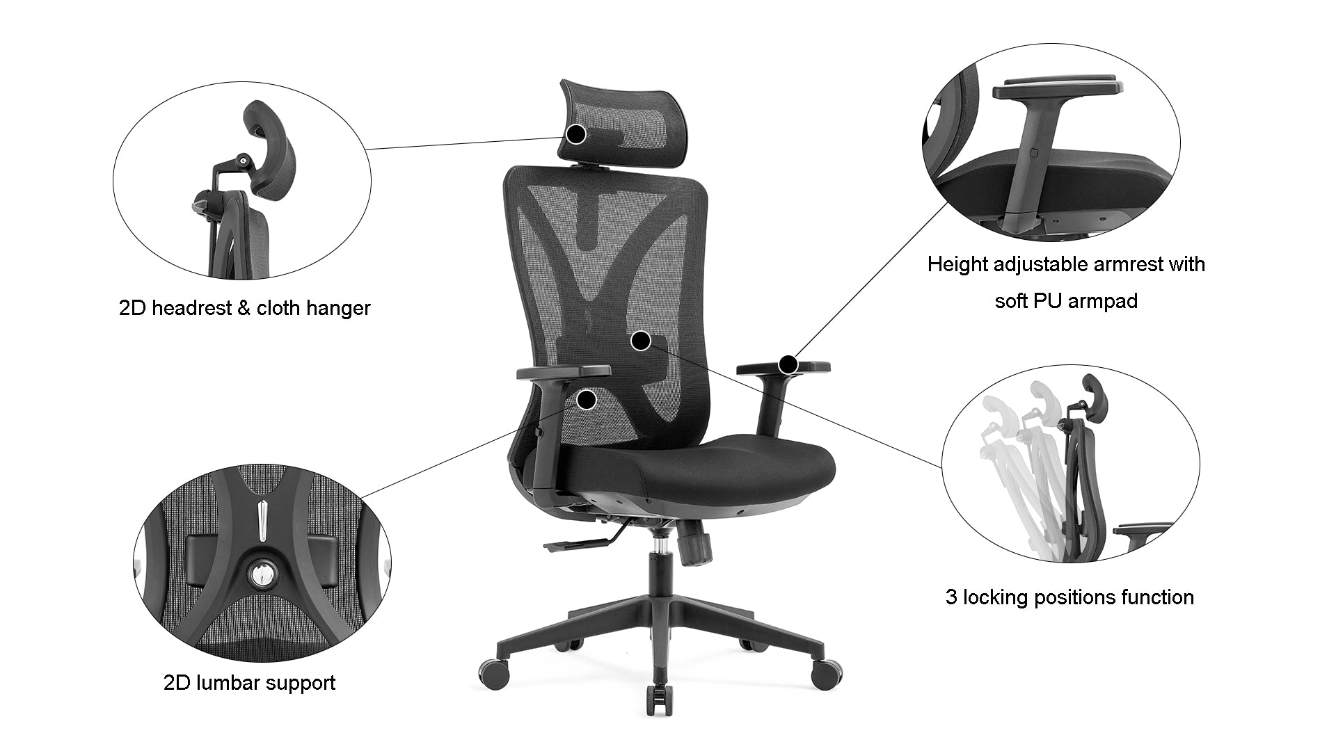 Prima-H, Luxury cadeira Executiva Boss Ergonomic Office Chairs wholesa –  NOEL FURNITURE