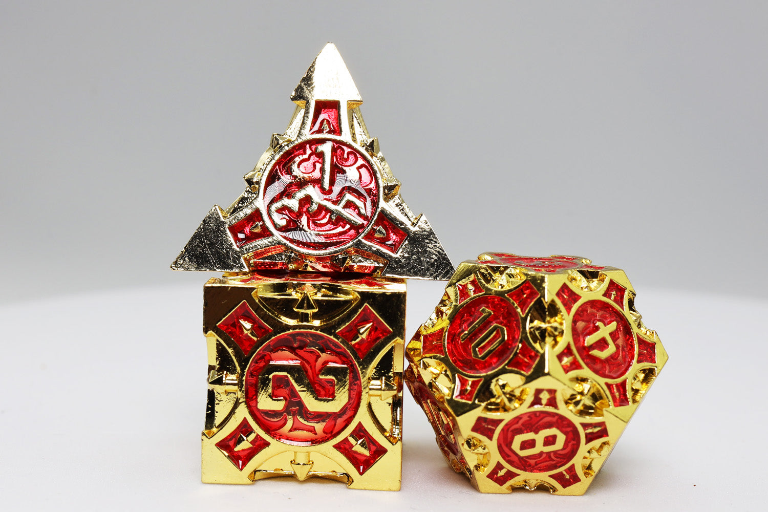 Quiver of Arrows: Royal Ruby Arrow - Metal RPG Dice Set