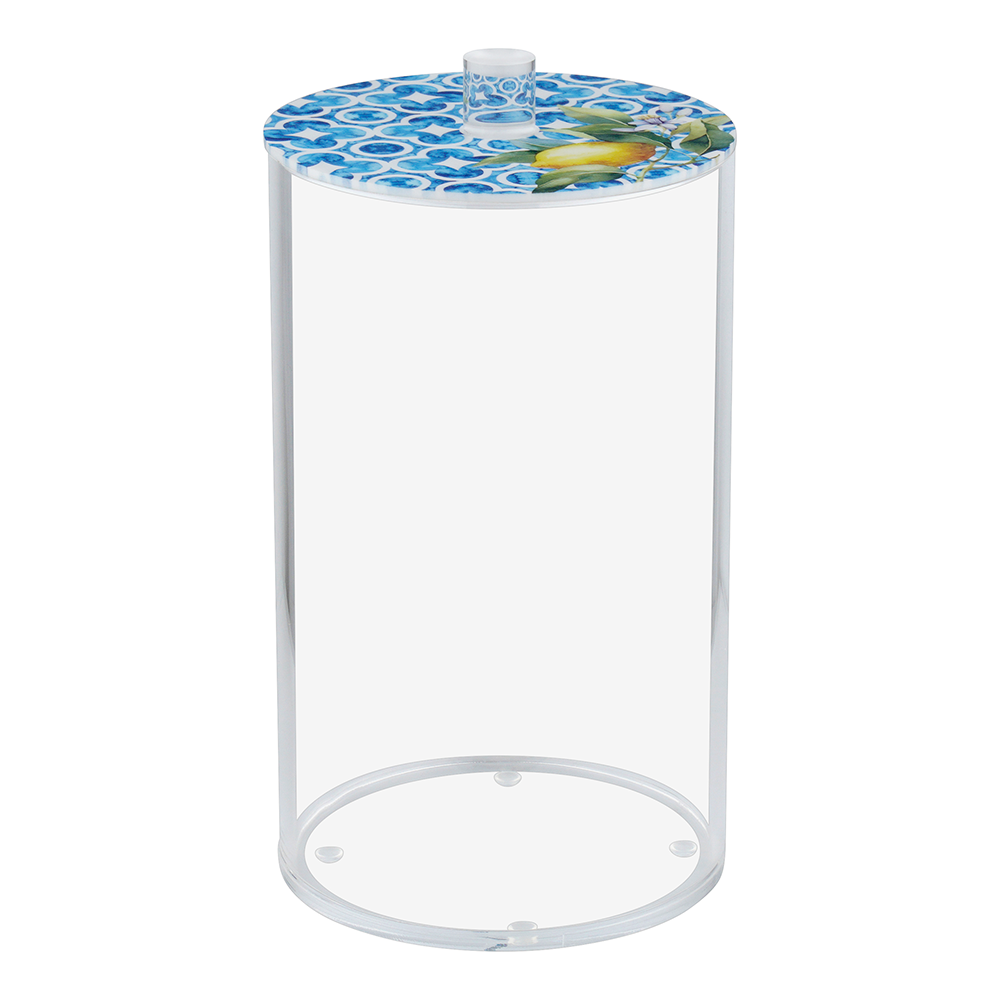 Lucite Cookie Jars Blue Design