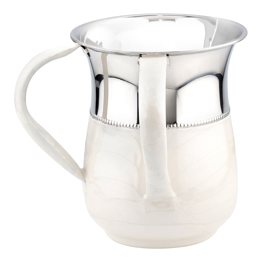 Stainless Steel Wash Cup White