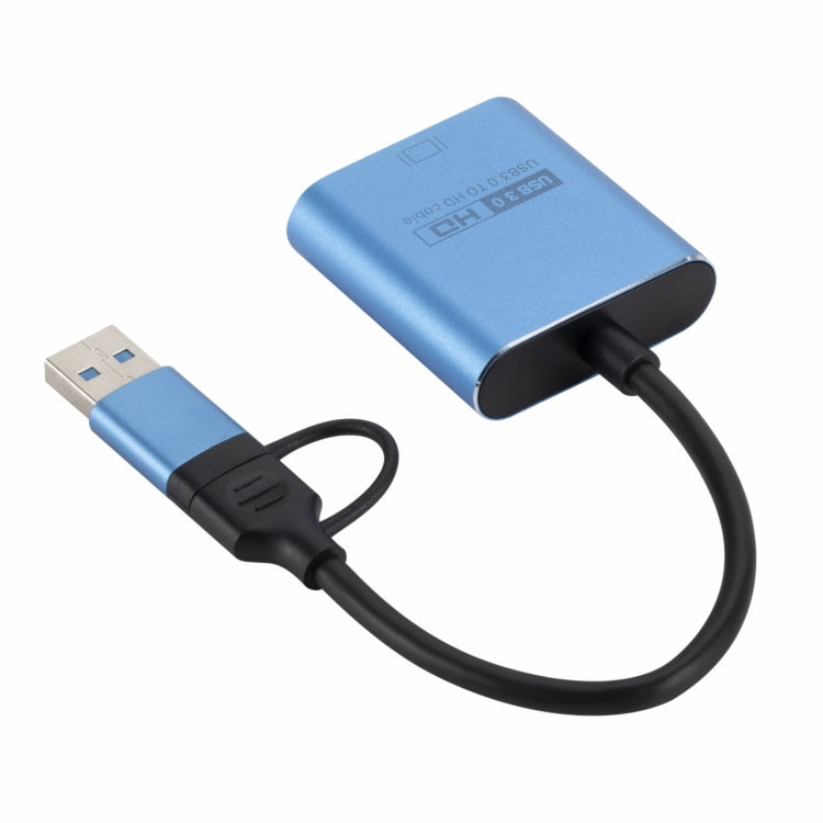 V05B USB + USB-C / Type-C to HDMI Adapter Cable