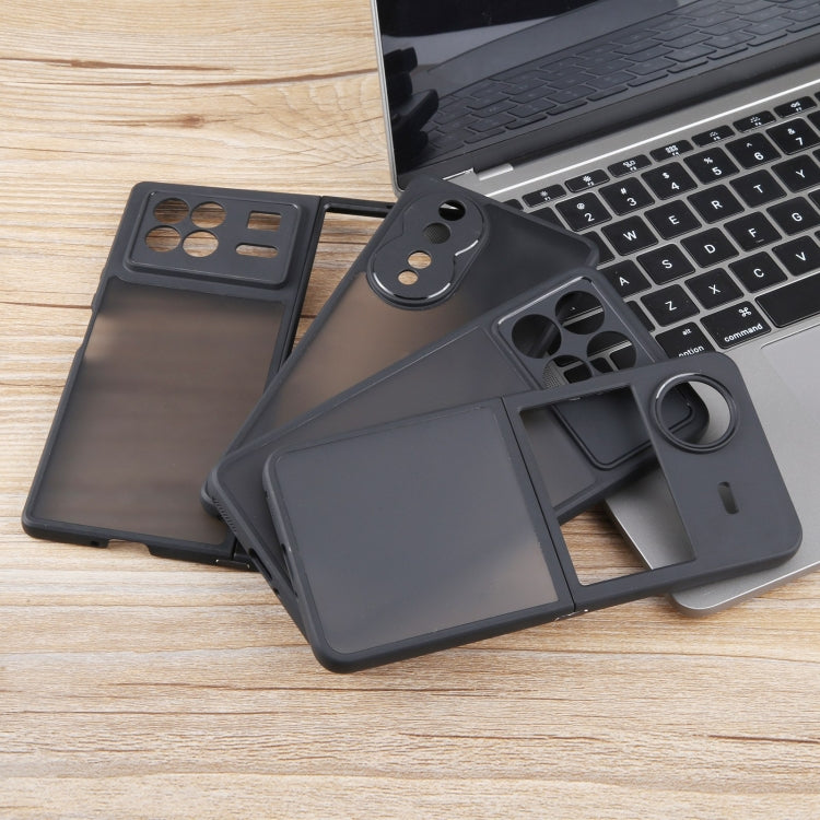 For Xiaomi Mix Fold 3 Matte Black TPU + PC Phone Case