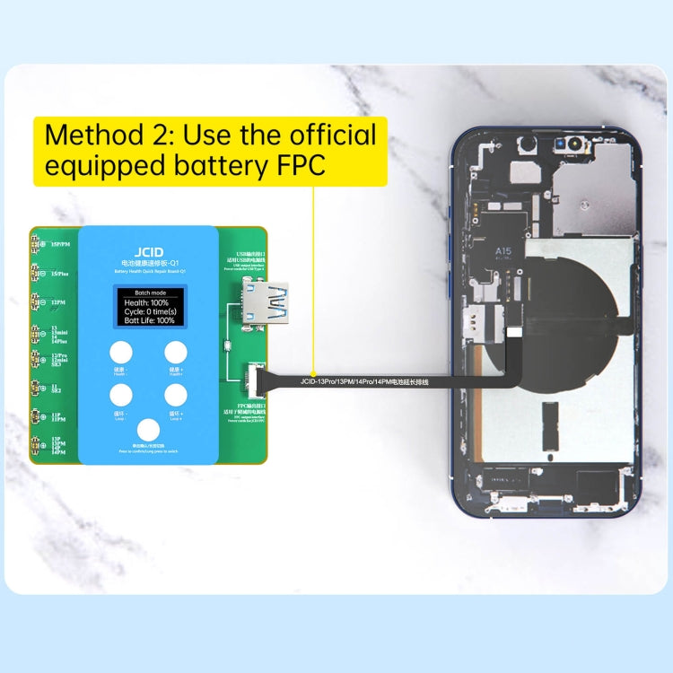 JCID Q1 Battery Health Quick Repair Board For iPhone 11-15 Pro Max