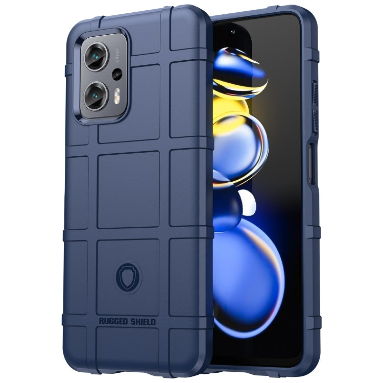 For Xiaomi Poco X4 GT Full Coverage Shockproof TPU Case(Blue)