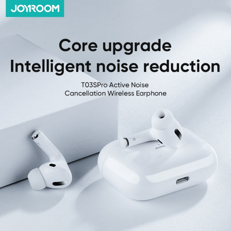JOYROOM JR-T03S Pro Bluetooth 5.0 ANC TWS Noise Cancelling Bluetooth Earphone with Charging Box