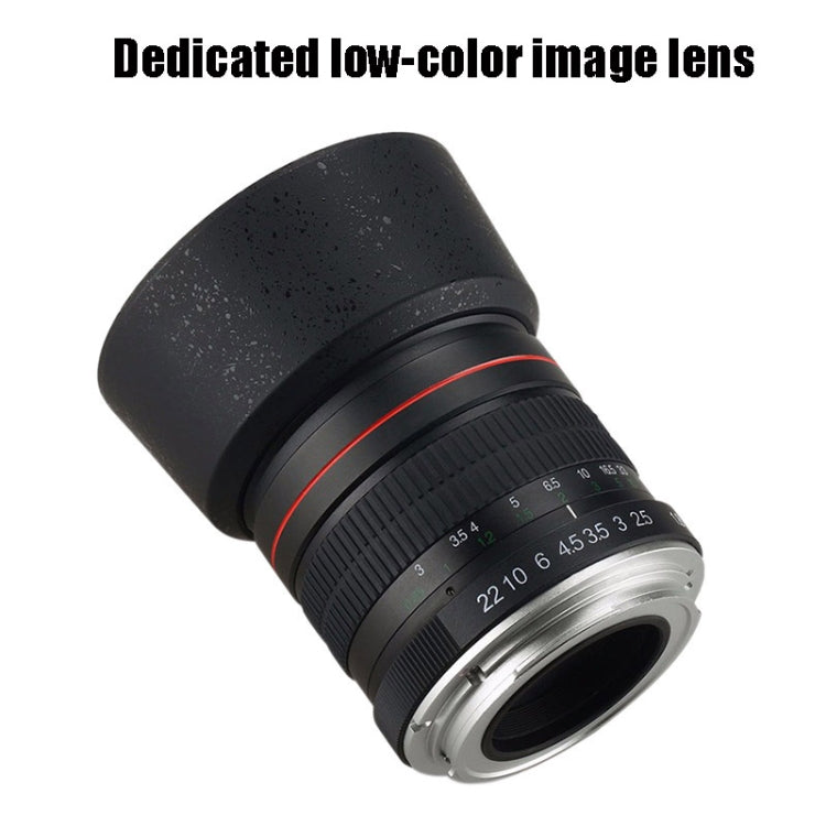 Lightdow 85mm F1.8 Large Aperture Fixed Focus Portrait Macro Manual Focus Camera Lens for Nikon