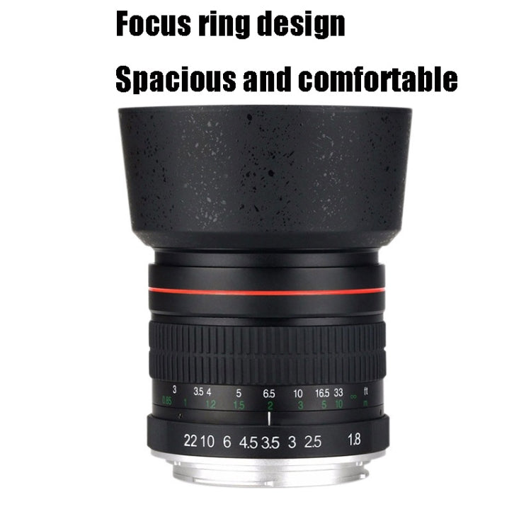 Lightdow 85mm F1.8 Large Aperture Fixed Focus Portrait Macro Manual Focus Camera Lens for Nikon