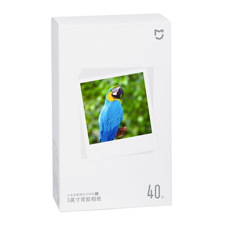 Original Xiaomi Mijia 1S Mini Automatic Pocket Photo Printer 3 inch Adhesive Photo Paper for PC5841 (White)