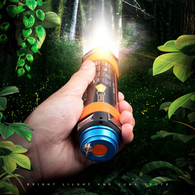 T25 Outdoor LED Camping Light Multi-Function Emergency IP68 Waterproof Flashlight with Mosquito Repellent / Warning Function