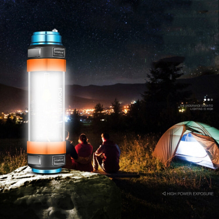 T25 Outdoor LED Camping Light Multi-Function Emergency IP68 Waterproof Flashlight with Mosquito Repellent / Warning Function