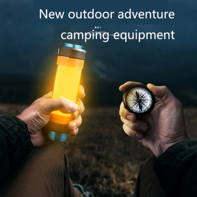 T25 Outdoor LED Camping Light Multi-Function Emergency IP68 Waterproof Flashlight with Mosquito Repellent / Warning Function