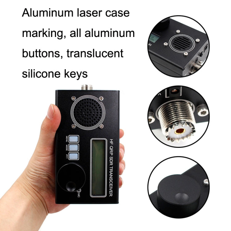 Mini 8 Band SSB/CW QRP Transceiver For Ham Radio, Style: Host+Hand Mi