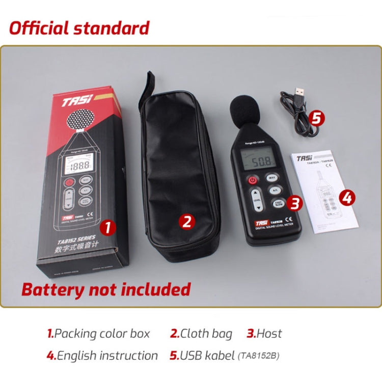 TASI TA8152B Noise Measurement Sound Decibel Meter