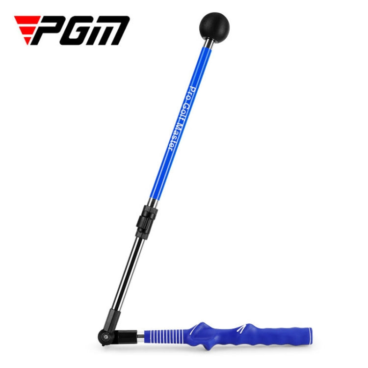 PGM HGB023 Foldable Golf Swing Trainer Correction Practitioner Adjustable Length Angle Trainer For Beginner(Blue)