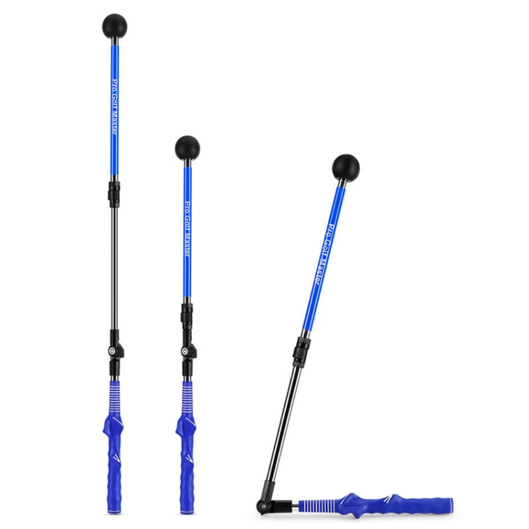 PGM HGB023 Foldable Golf Swing Trainer Correction Practitioner Adjustable Length Angle Trainer For Beginner(Blue)