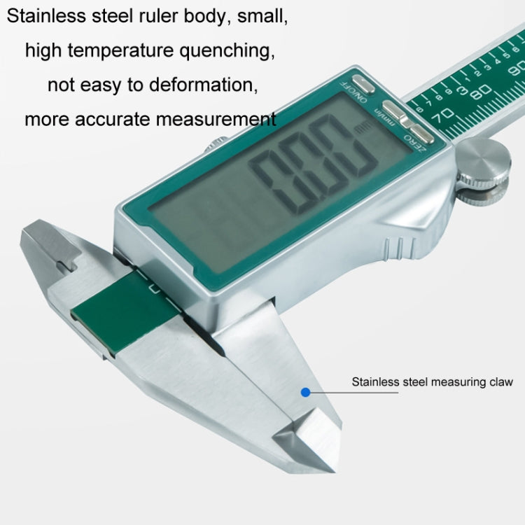 Stainless Steel Full Screen Digital Display Vernier Caliper(0-150mm)