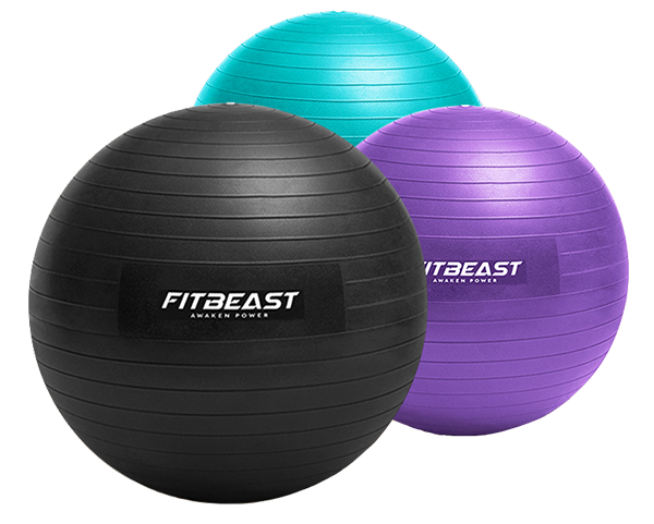 Extra Thick Exercise Ball,65-75CM Anti-Burst Yoga Ball