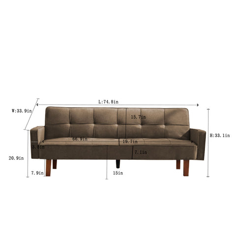 Modern Linen Sofa Bed